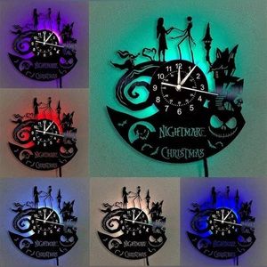 Nightmare Before Christmas LED Color Changing Light Up Clock(7 different colors)